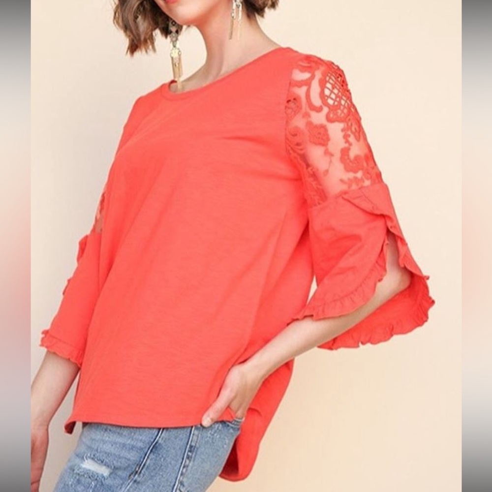 Orange Boutique Top